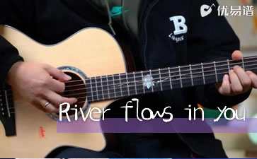 River flows in you吉他指弹独奏谱+演示视频